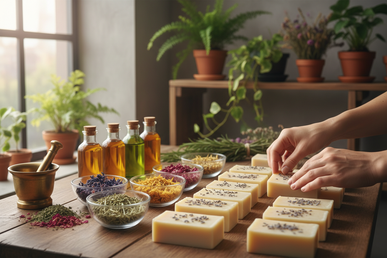 Our journey began with a shared desire to create products that feel good, do good, and bring a sense of calm into everyday life. What started as a personal search for healthier, more mindful alternatives quickly grew into a passion for crafting items that are safe, sustainable, and made with intention.

As we explored different ingredients, methods, and traditions, we found that the best products are the ones created by hand—slowly, carefully, and with respect for both people and the planet. That belief bec